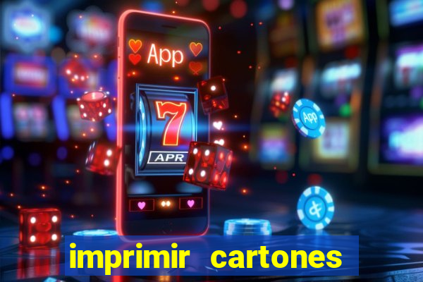 imprimir cartones de bingo